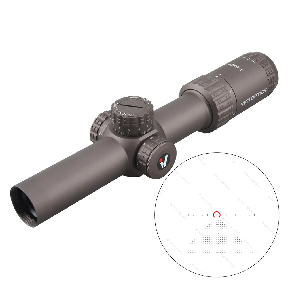 Оптический прицел VictOptics S6 1-6x24 LPVO Coyote FDE
